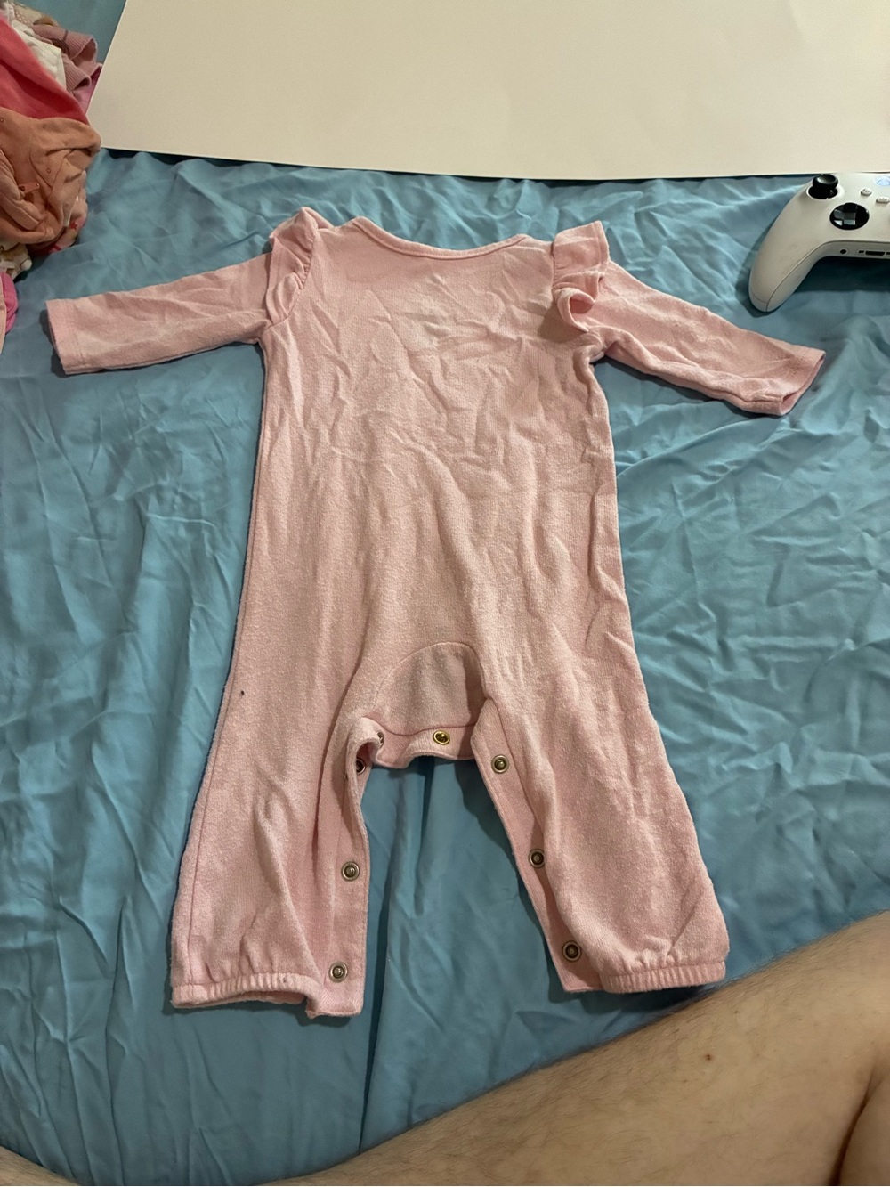 jumping beans Light Pink Long-Sleeve Baby One-Piece, Disney with Bambi
